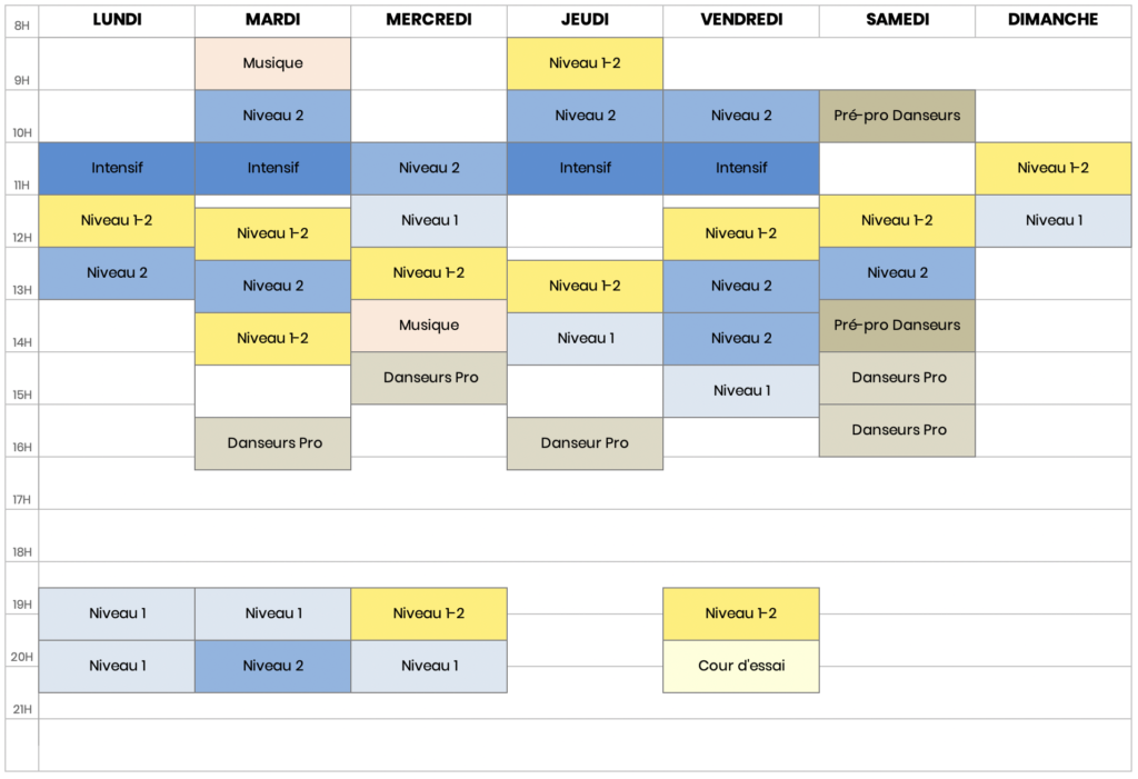 planning,cours,gyrotonic,paris,seance