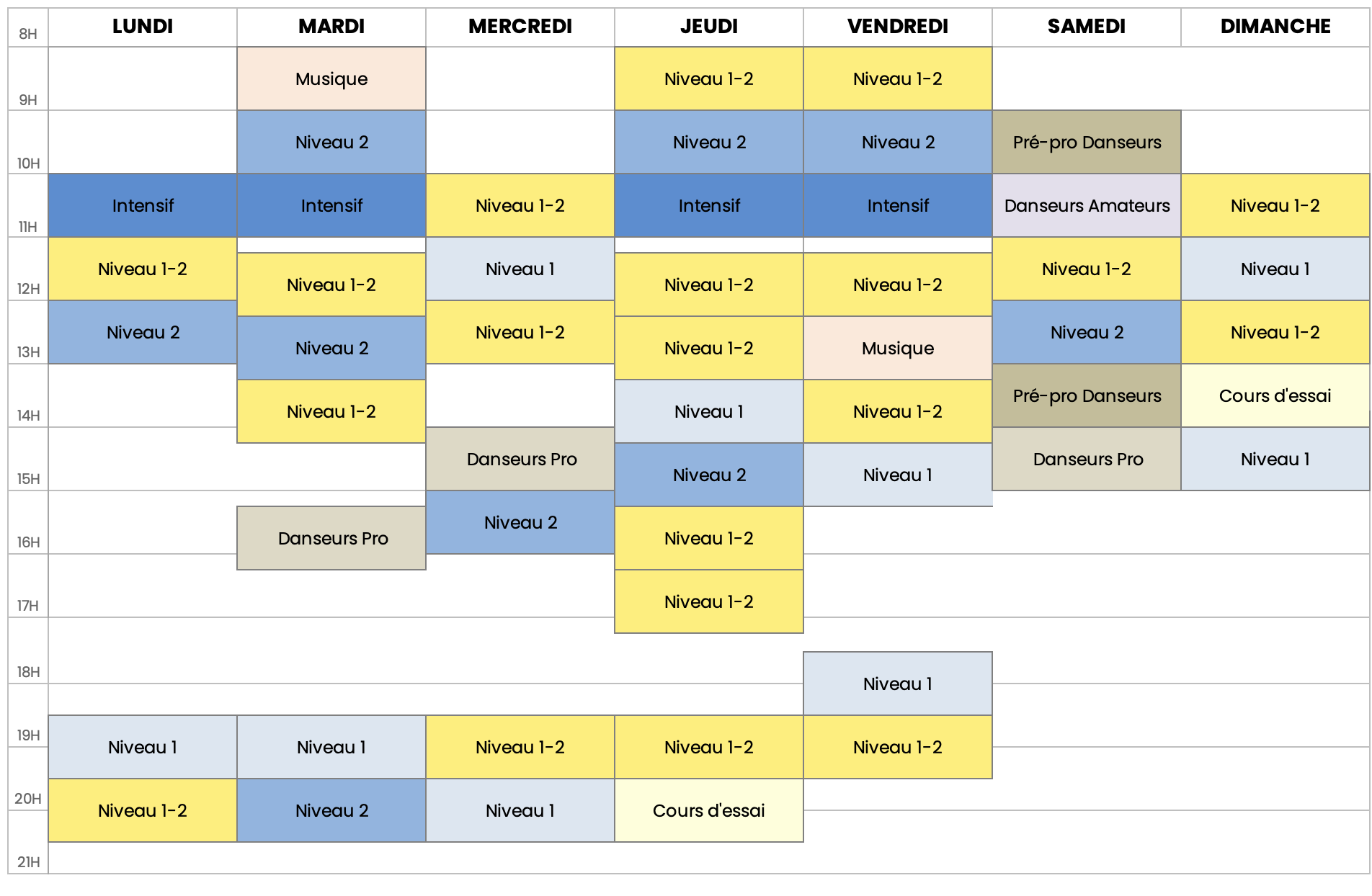 planning,gyrotonic,uma